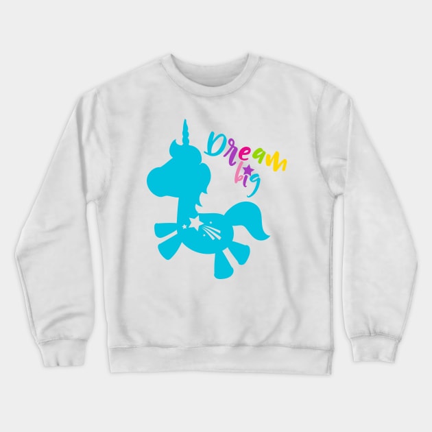 Dream Big Little Unicorn Crewneck Sweatshirt by ameristar